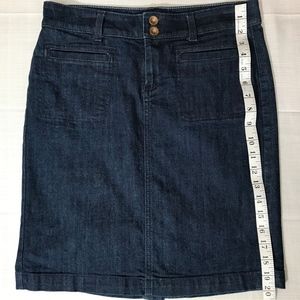 Banana Republic denim pencil skirt